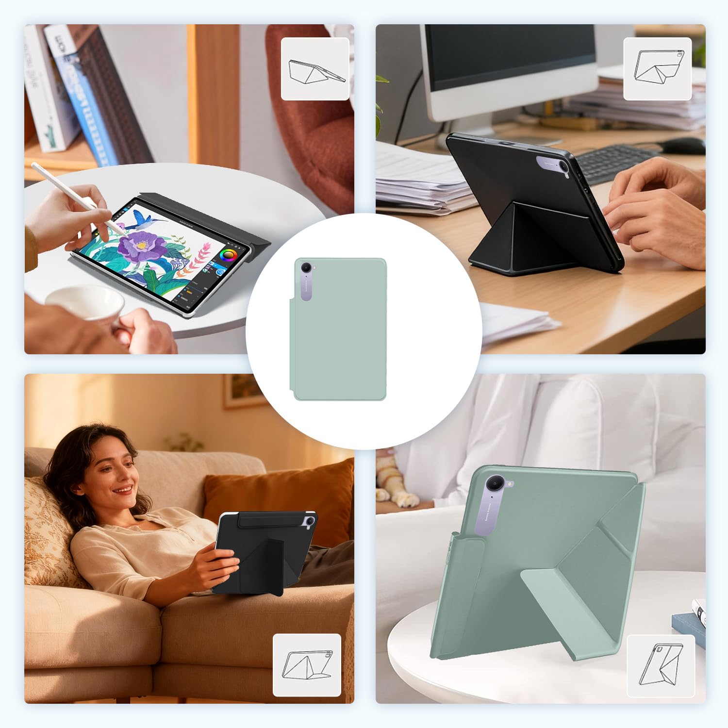 Amazon.co.jp: Xiaomi Pad Mini 用 磁気吸着 ケース タブレットカバー